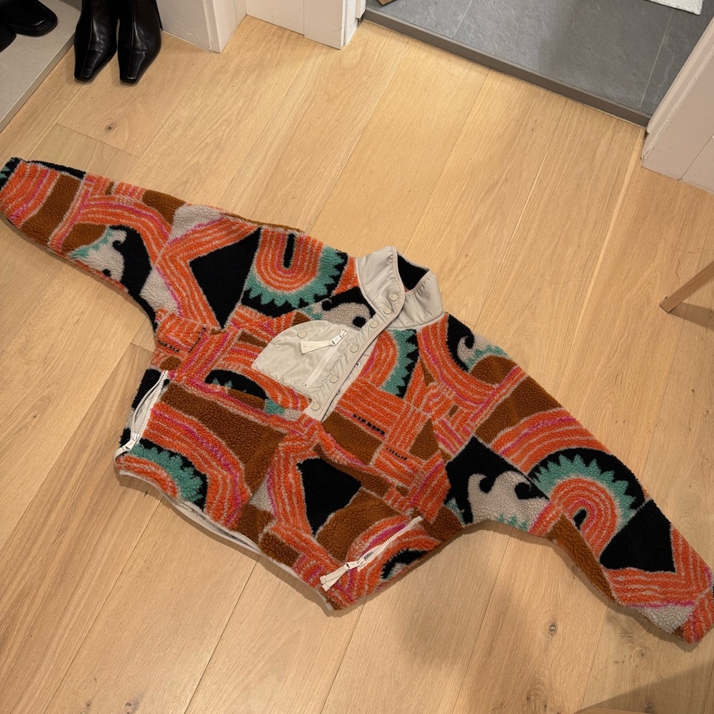 Free People Hit the Slopes Printed Fleece Pullover